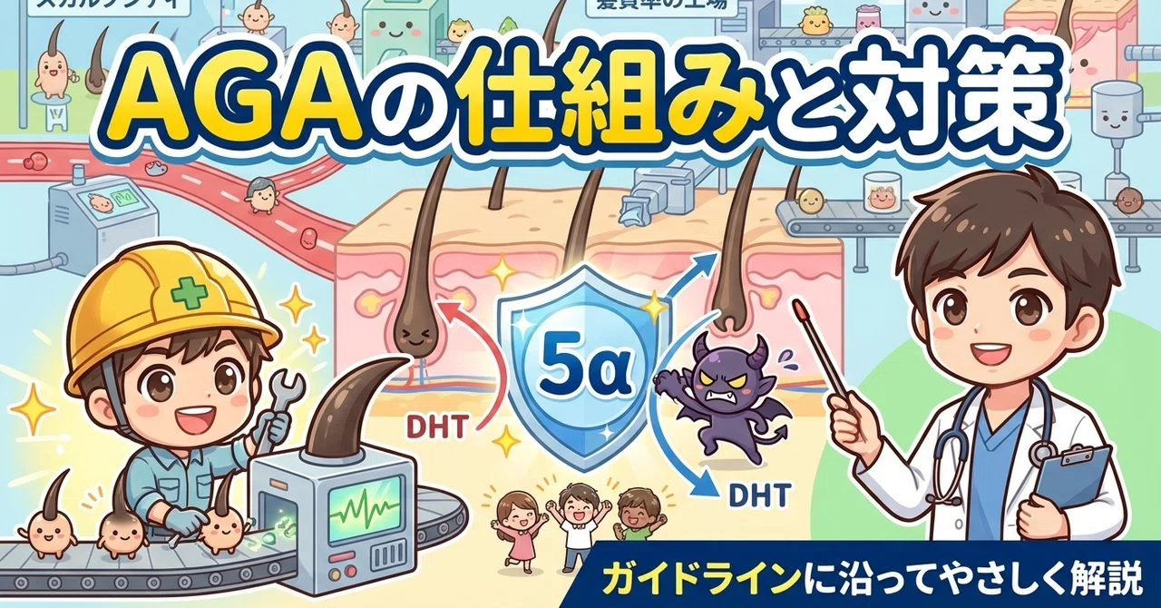 Mechanism and Countermeasures for AGA｜ゆーき｜父親介護のAI職人