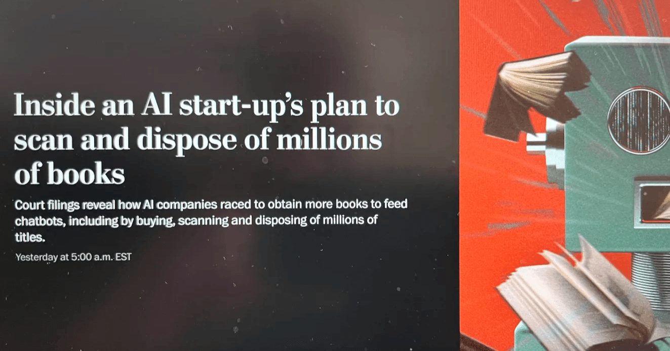 あなたの紙の書籍は既にコピペされていた―Anthropic和解の裁判記録から判った村上春樹、川上未映子、小川洋子、茂木健一郎...日本人作家も入っていた｜Jun  Ikematsu / 池松潤