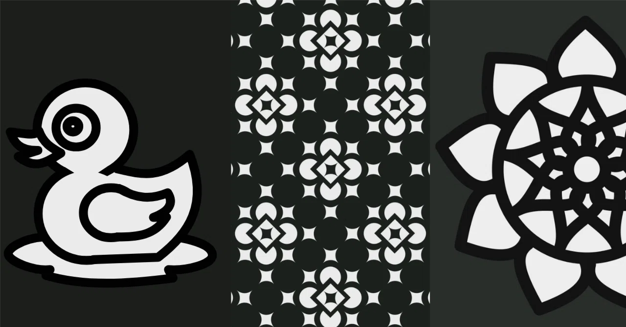 Coloring pages where it's okay to color outside the lines｜黒に溶ける呼吸