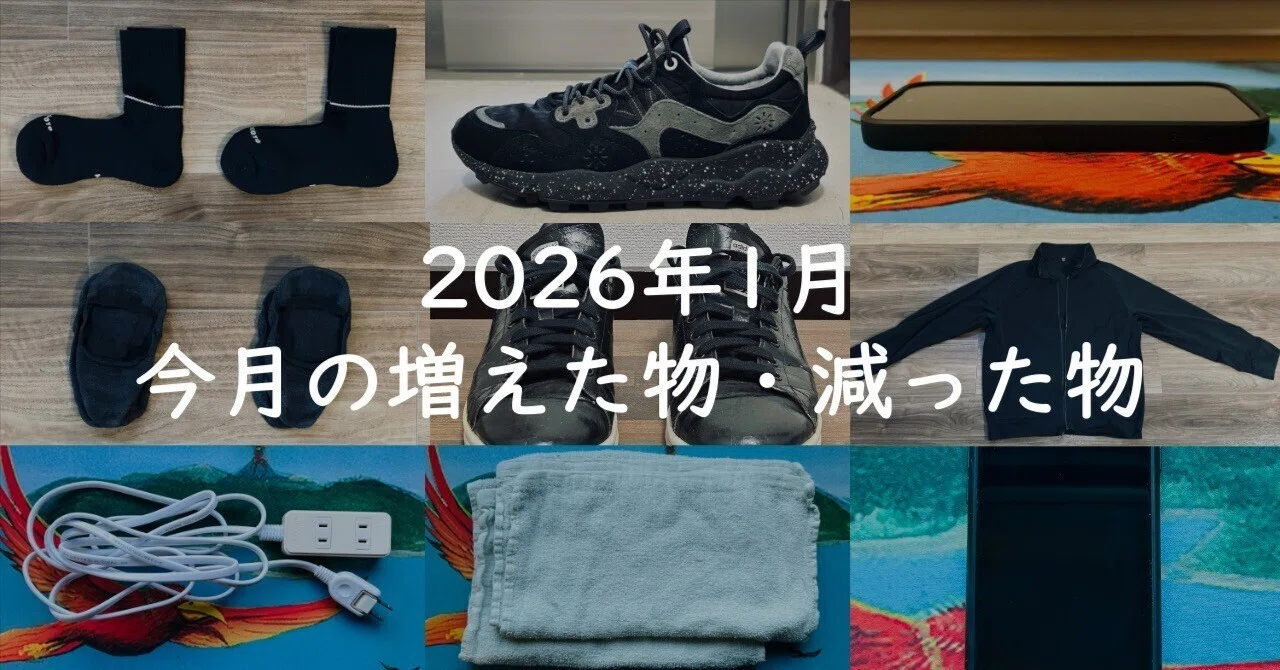 バイク旅ミニマリストの持ち物234個（2026年1月△4）｜代数くん