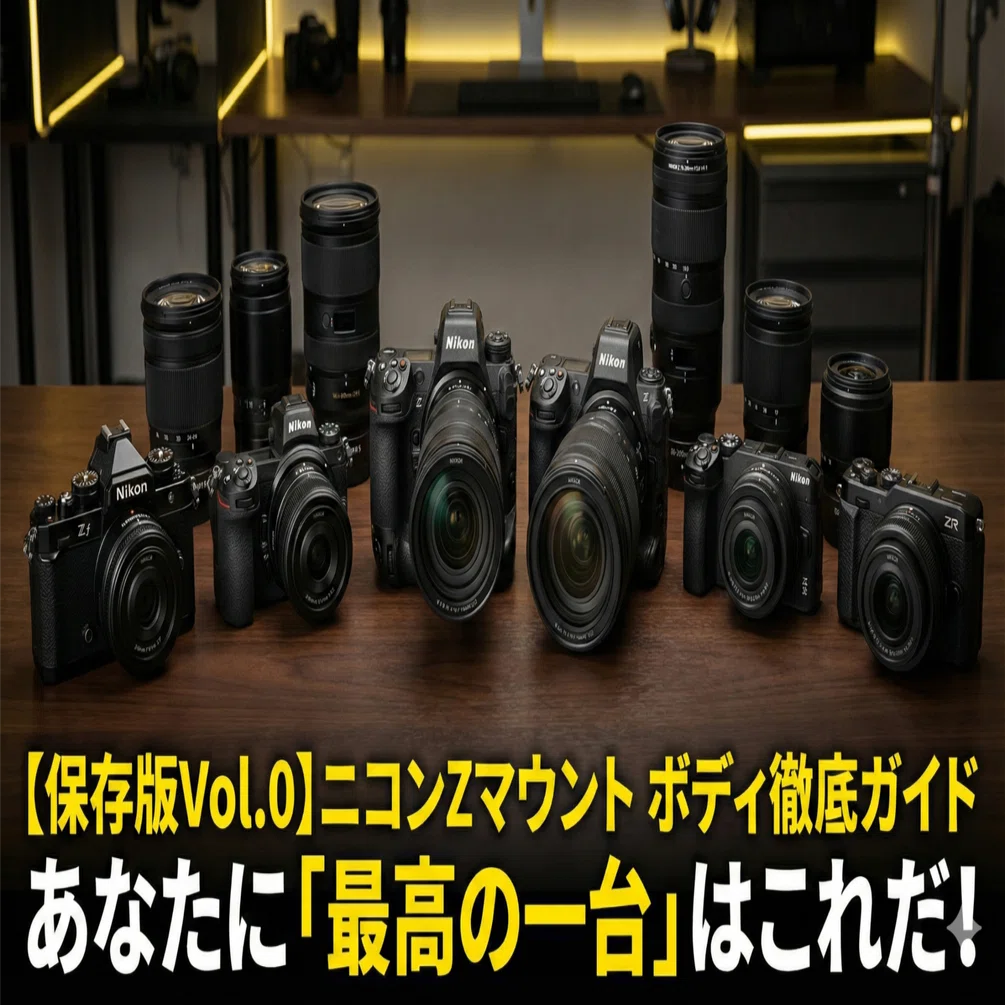 保存版Vol.0】ニコンZマウント ボディ徹底ガイド：あなたに「最高の一