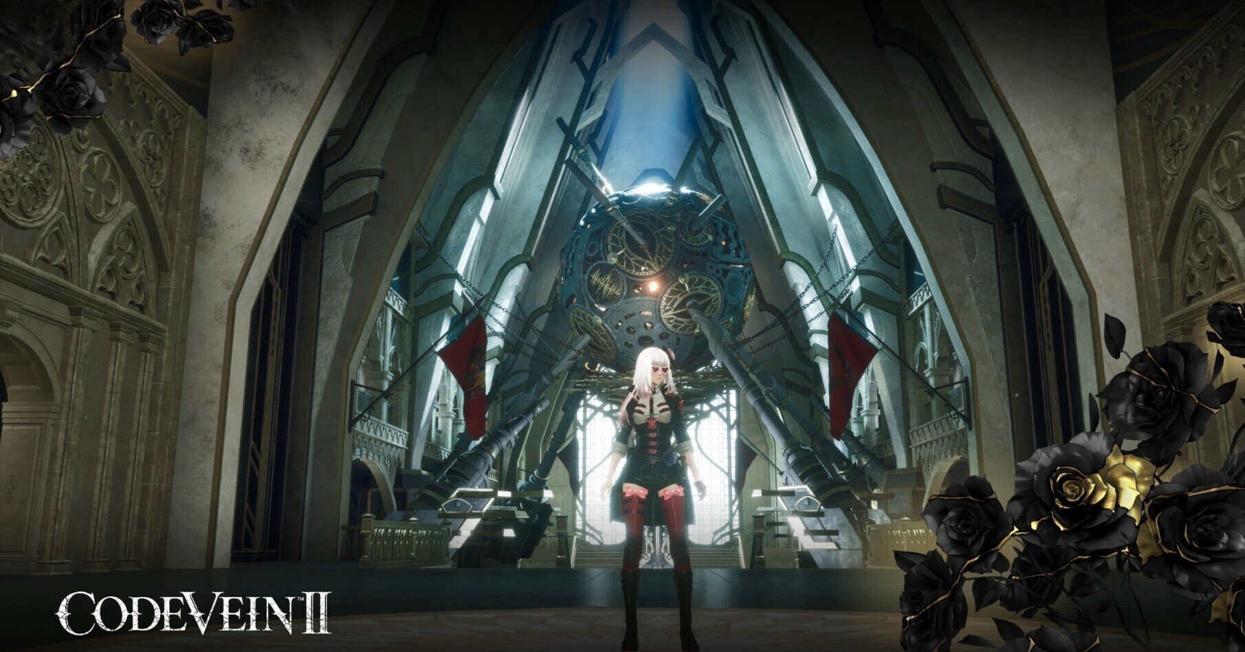 ★【値下げ】ゲームキャラクター　エナメルの細身のロングコート　光沢有でテカテカ CODEVEINⅡ（コードヴェイン2）｜キャラクタークリエイトが楽しくて