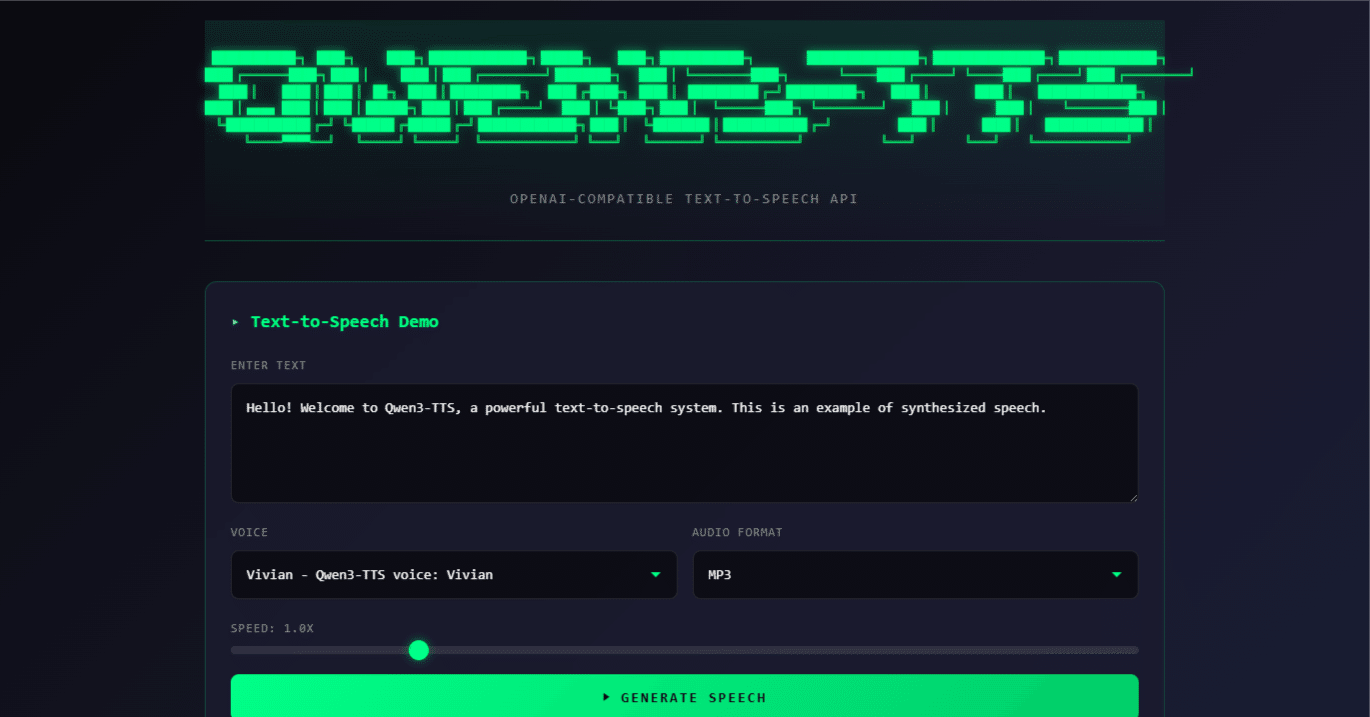 Qwen3-TTS テキスト読み上げAPIサーバを立ち上げる｜Yuki