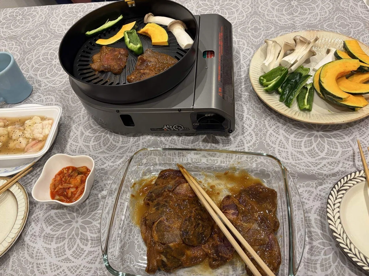 お家2人焼肉。やき丸スリム｜しじみ