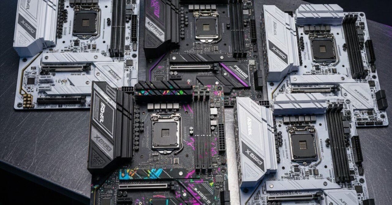 ASRock X870ミドルマザーボード：半共通基板が生んだ「着せ替え」の