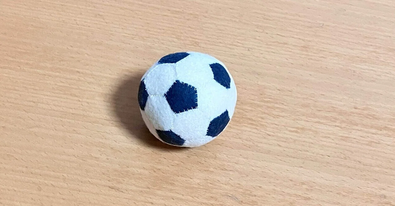 サッカーボールを作ってみた｜飯田二歩
