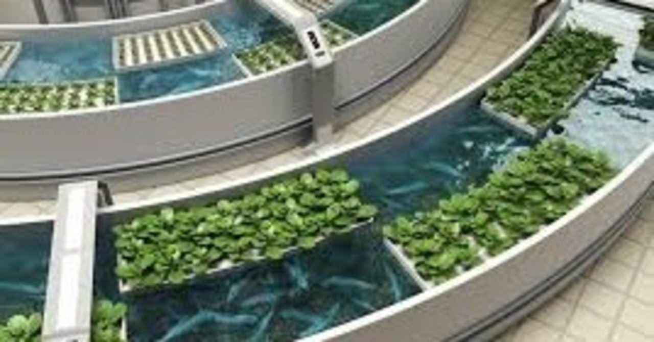 家庭菜園ならぬ家庭水園 新たなハイブリット農法 アクアポニックス あーモンド Note