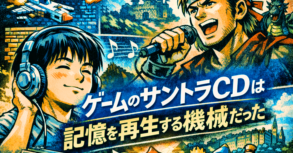 ゲームのサントラCDは、あの頃の自分を一瞬で呼び戻してくれる｜たまむし