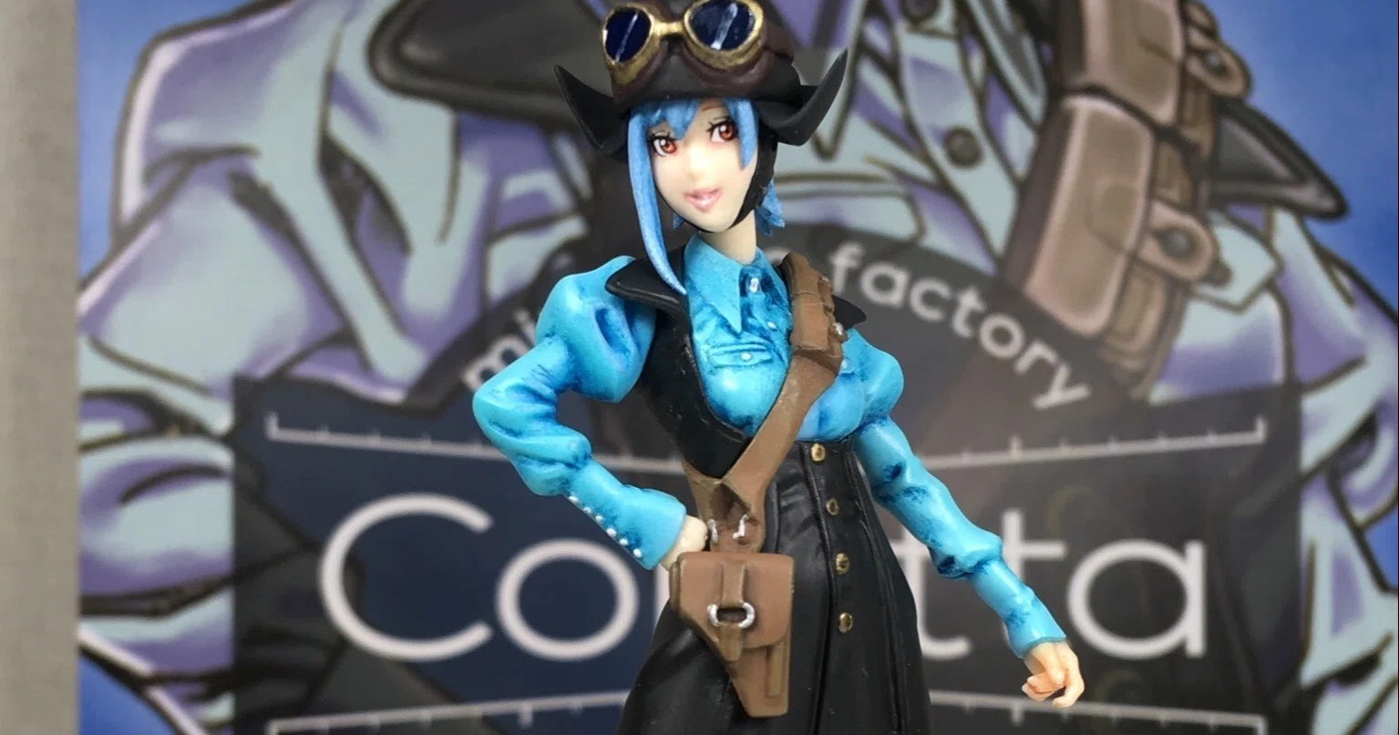 エマレッタちゃん 山下しゅんや オリジナル 里見デザイン ガレージキット 絶版 小ささはバリューだ！ PLAMAX コレッタ製作後記｜ゼブラ