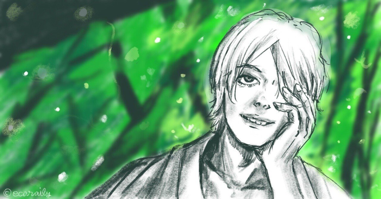 色鉛筆風0131_2｜エカレエリ@詩-絵-自主制作