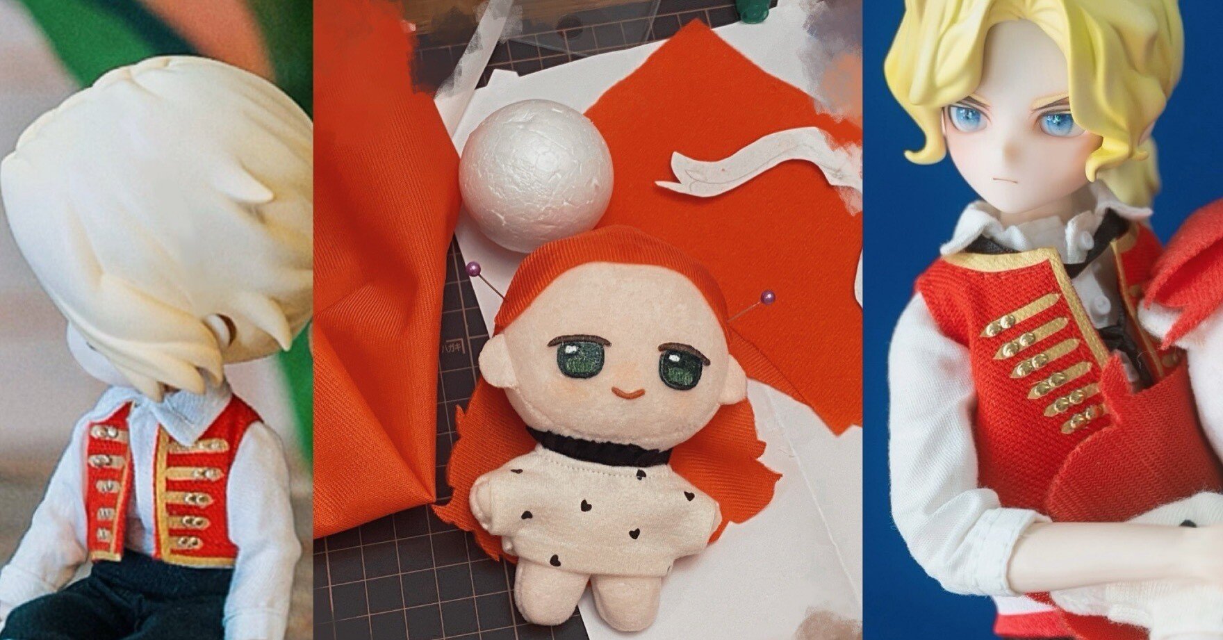 ミュージカルのぬいぐるみを作りはじめて1年半たった(作り方と作例