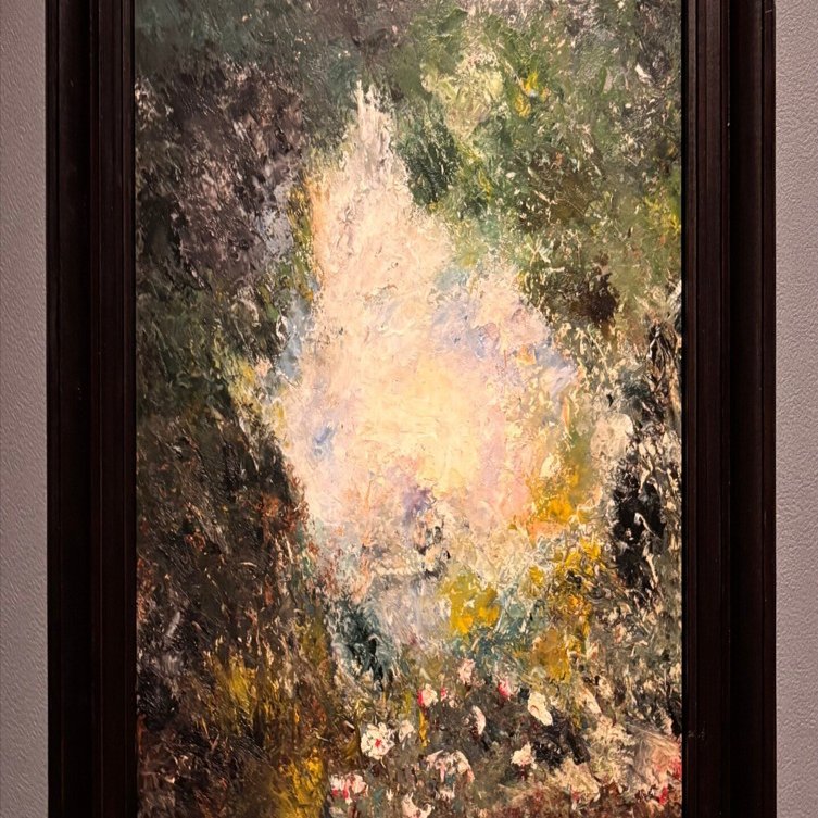 【更に値下げしました】絵画 絵画に圧倒されると、そこから動けなくなる｜Tetetto