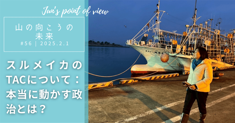 【スルメイカのTACについて：本当に動かす政治とは？】のサムネイル画像