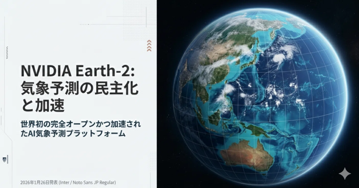 NVIDIA公式、NVIDIA Launches Earth-2 Family of Open Models — the