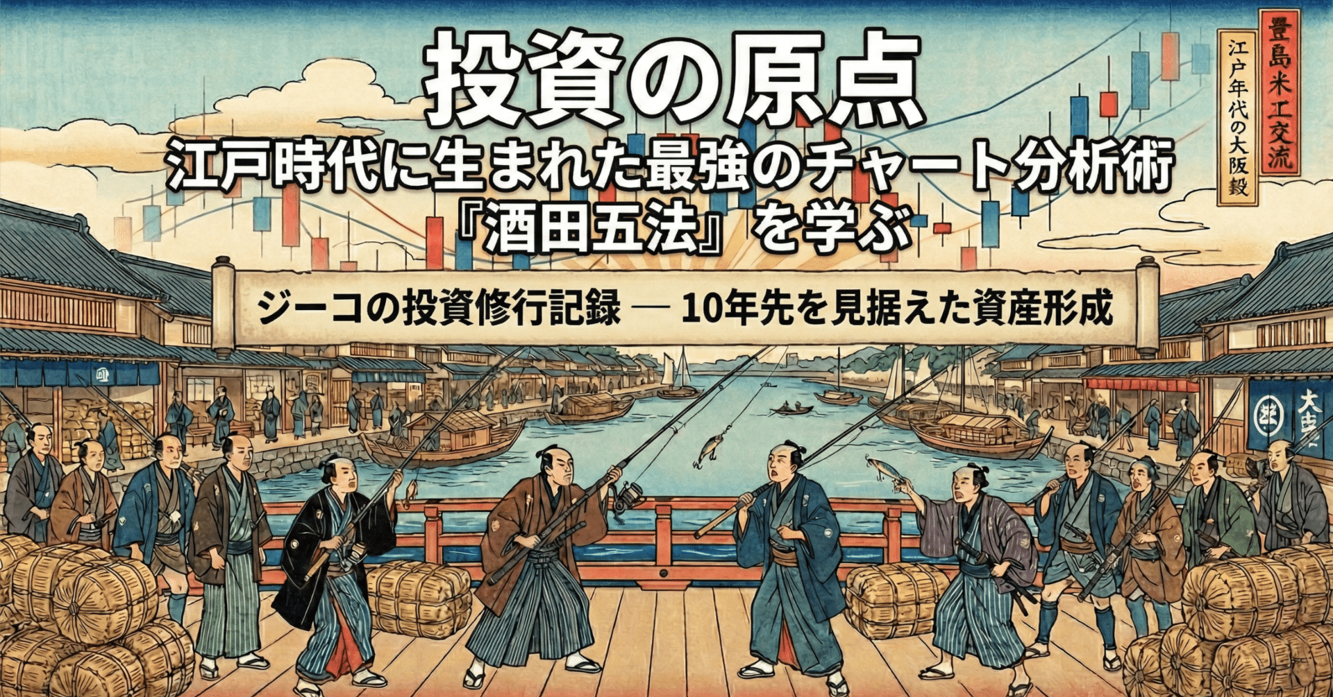 投資の原点】江戸時代に生まれた最強のチャート分析術「酒田五法」を