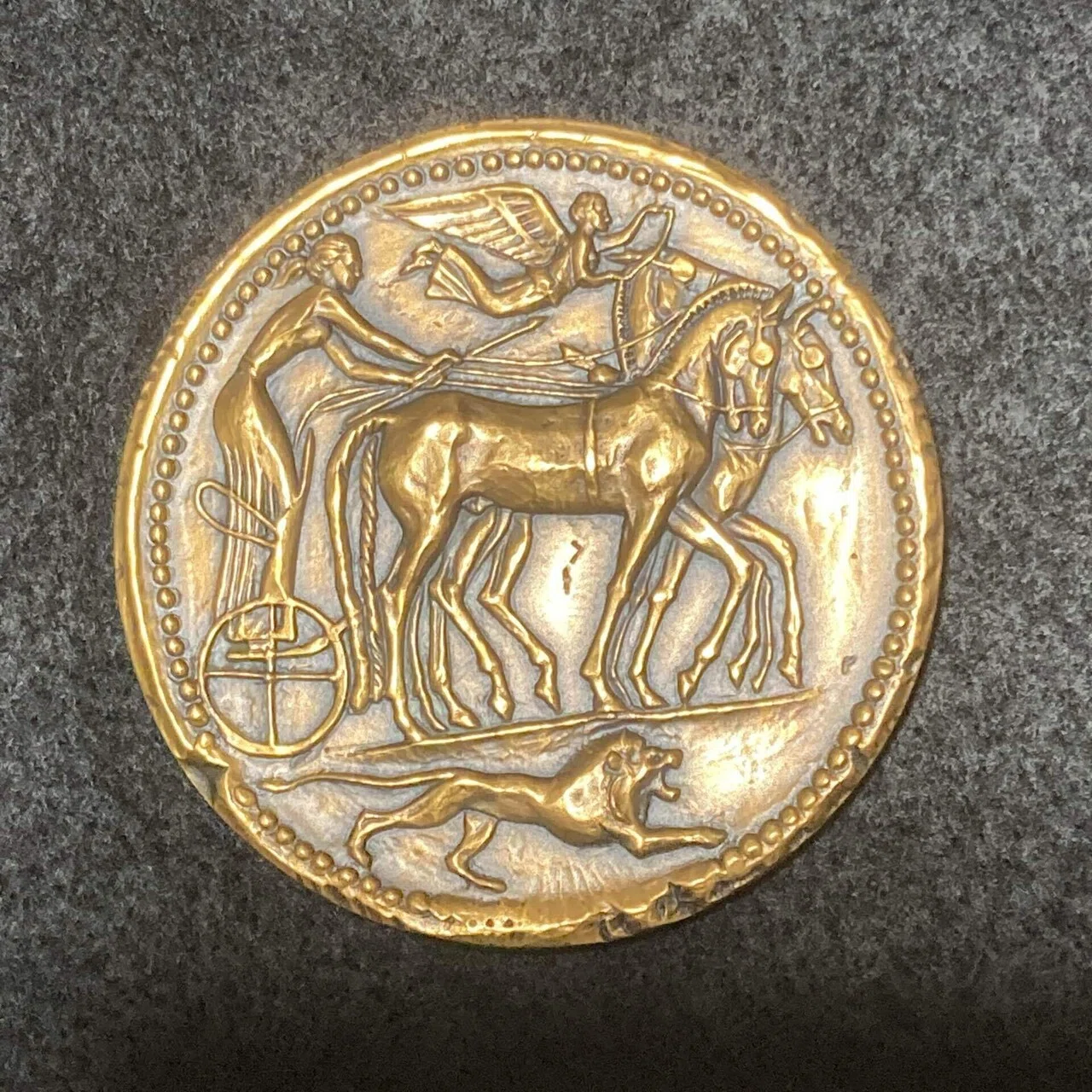 製造貨幣大試験記念の大型銅メダル/Large Copper Medals Commemorating
