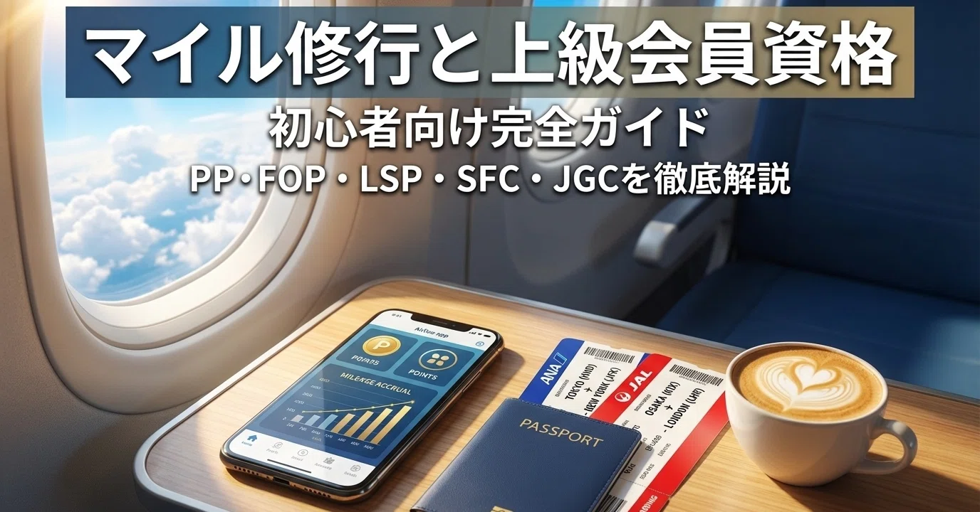 マイル修行と上級会員資格のための重要用語解説【初心者向け完全ガイド