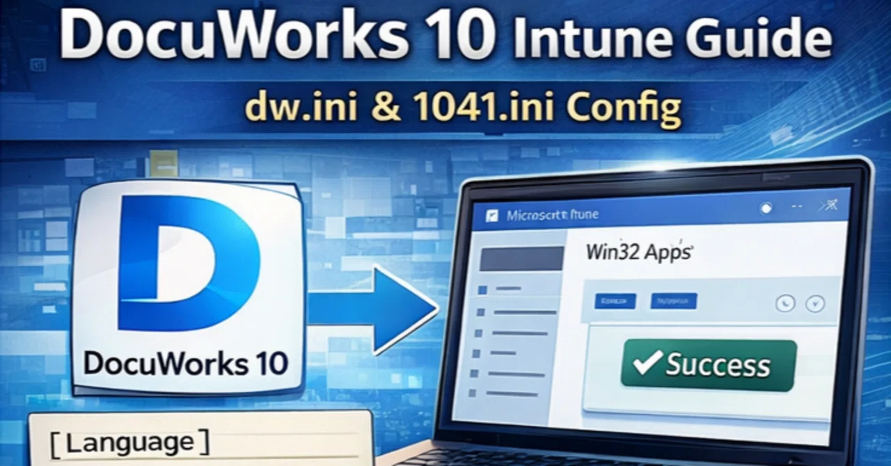 DocuWorks10をIntuneで自動配布・サイレントインストールする方法｜BREAK
