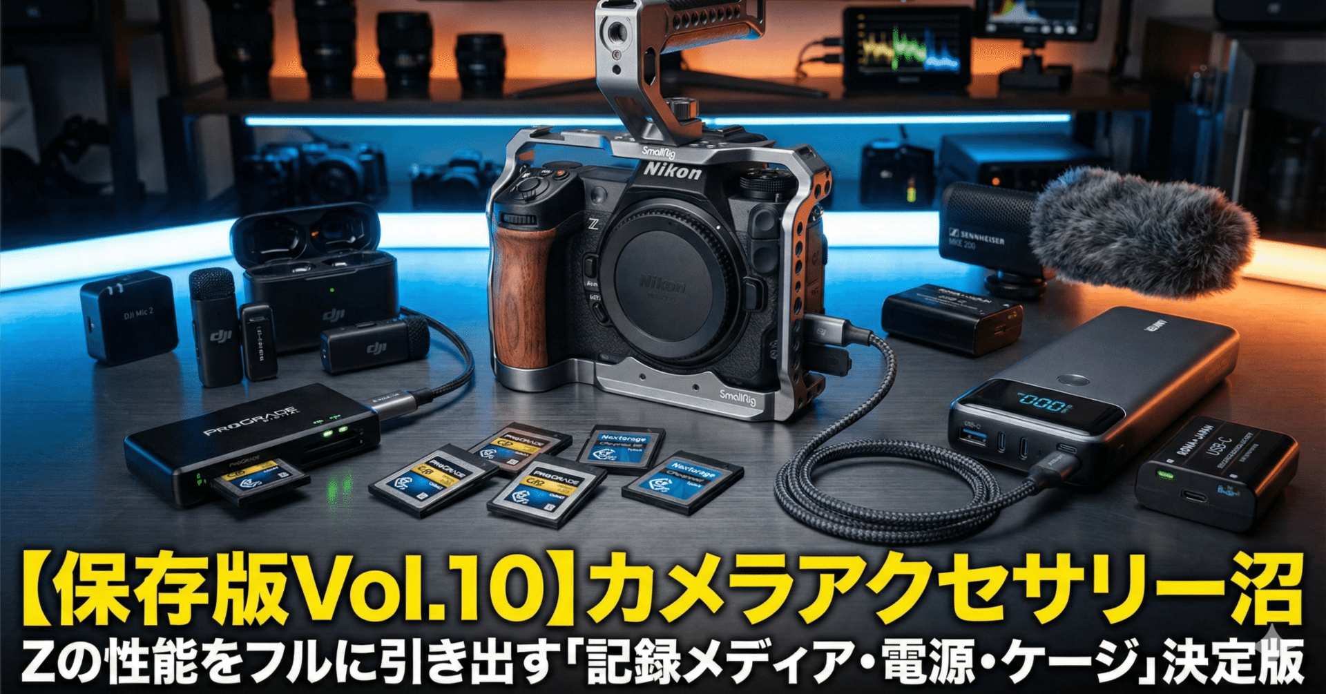 保存版Vol.10】カメラアクセサリー図鑑：Zの性能をフルに引き出す