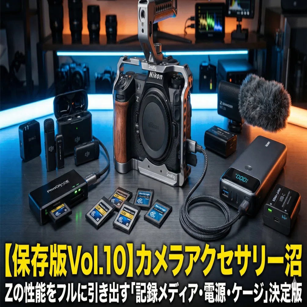 保存版Vol.10】カメラアクセサリー図鑑：Zの性能をフルに引き出す