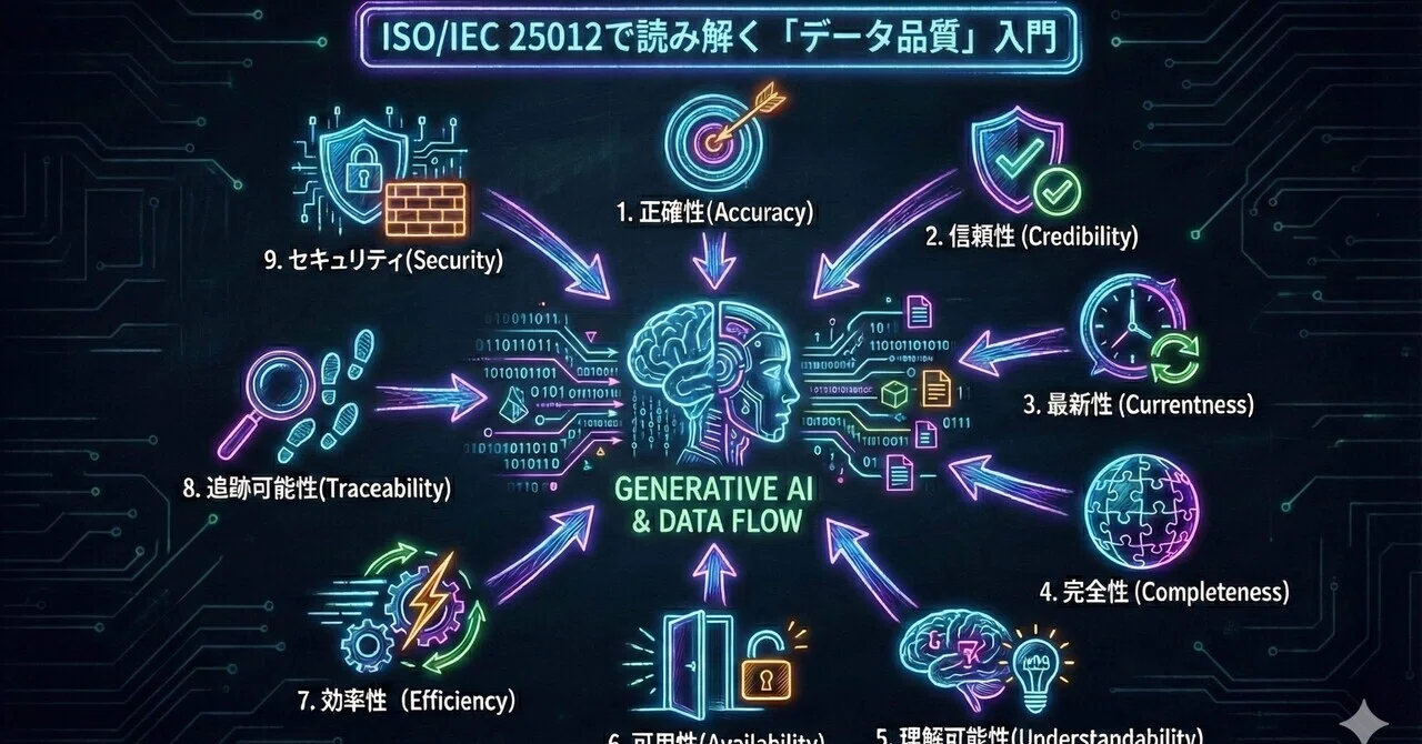 ISO/IEC 25012で読み解く「データ品質」 入門 〜生成AIで重要な9の品質特性｜Amplify