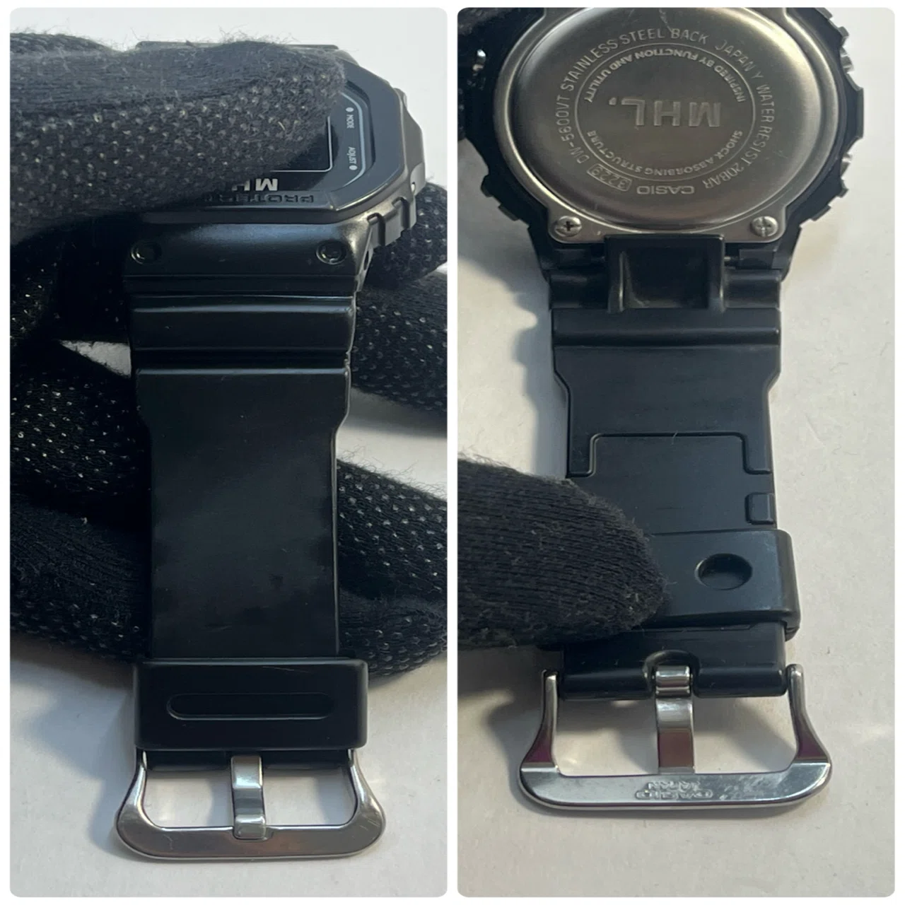G-SHOCK MHLコラボモデル　ブラック ⌚️ 【名作】G-SHOCK × MHL. ｜日常に溶け込む、究極のミニマリズム