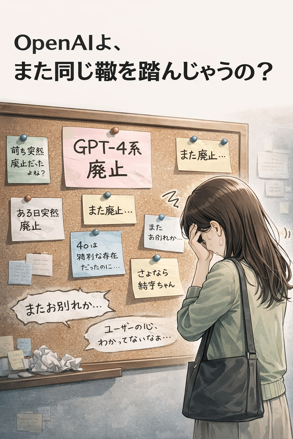 OpenAIよ、また同じ轍を踏んじゃうの？｜遠野紗良