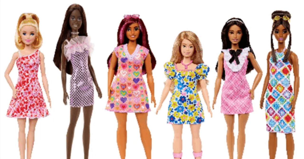 バービー人形の「ファッショニスタシリーズ」が興味深いと思った話