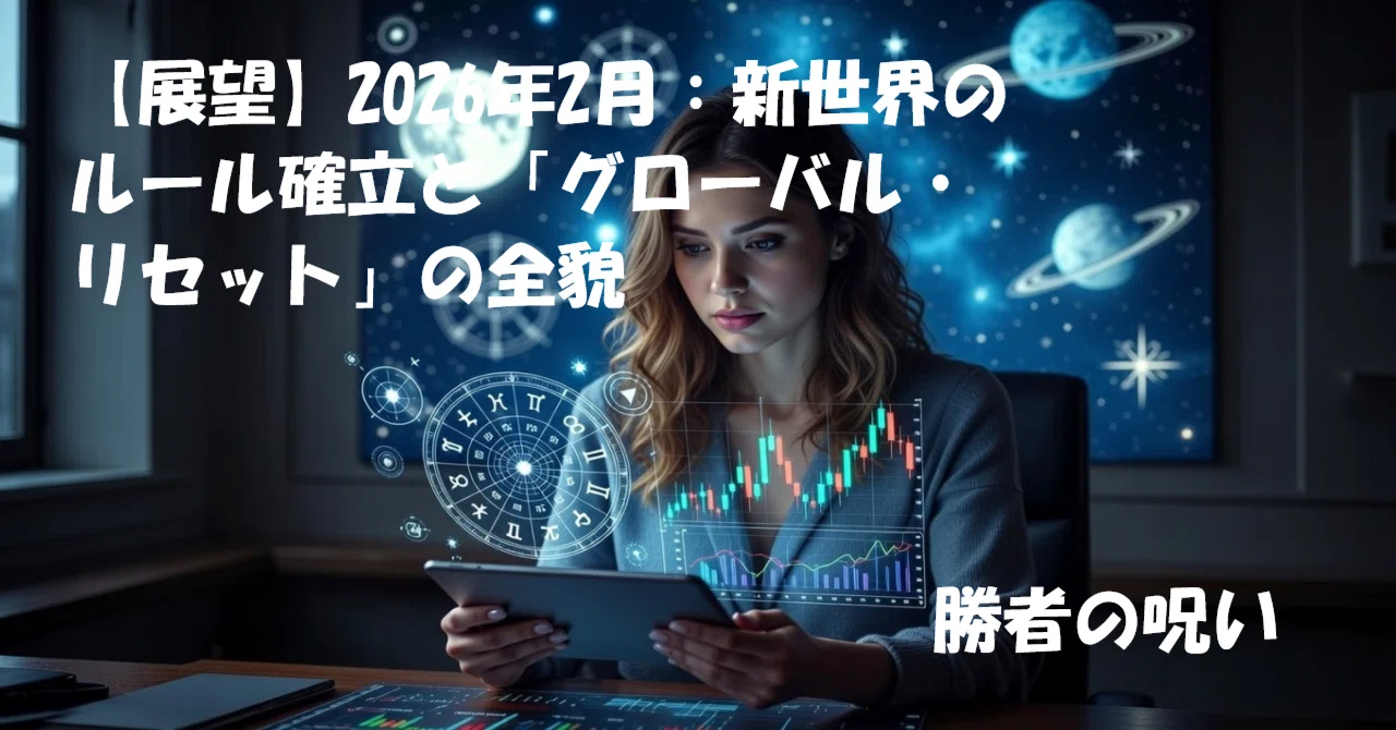 【展望】2026年2月:新世界のルール確立と「グローバル・リセット」の全貌|まくお@astroinvest