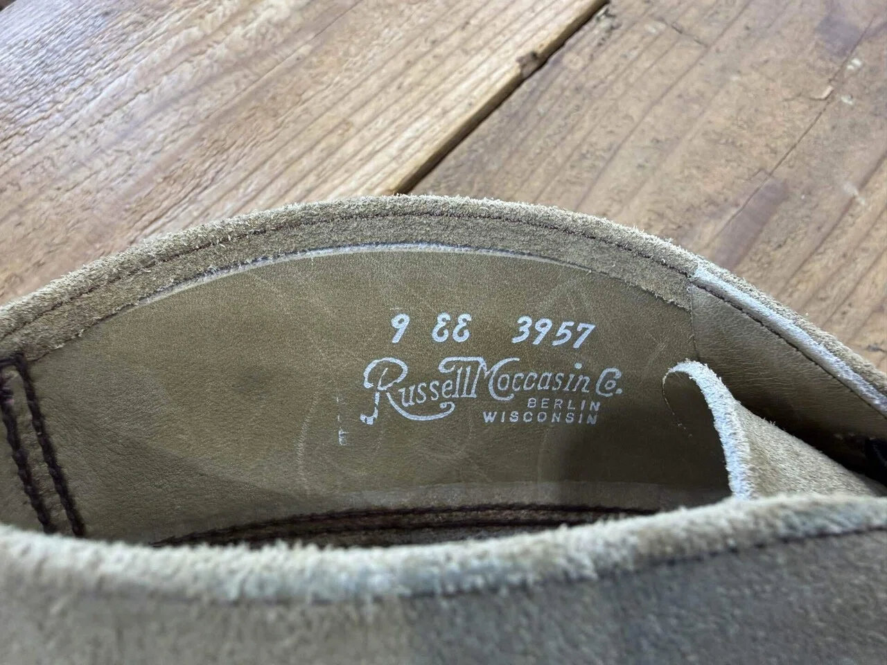 ラッセルモカシン チャッカ 9EE｜NAOSHIYA CUSTOM FACTORY