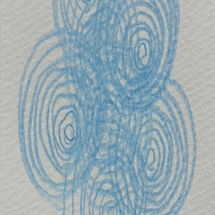 ドローイング「関係性や影響について.16」｜大村理文