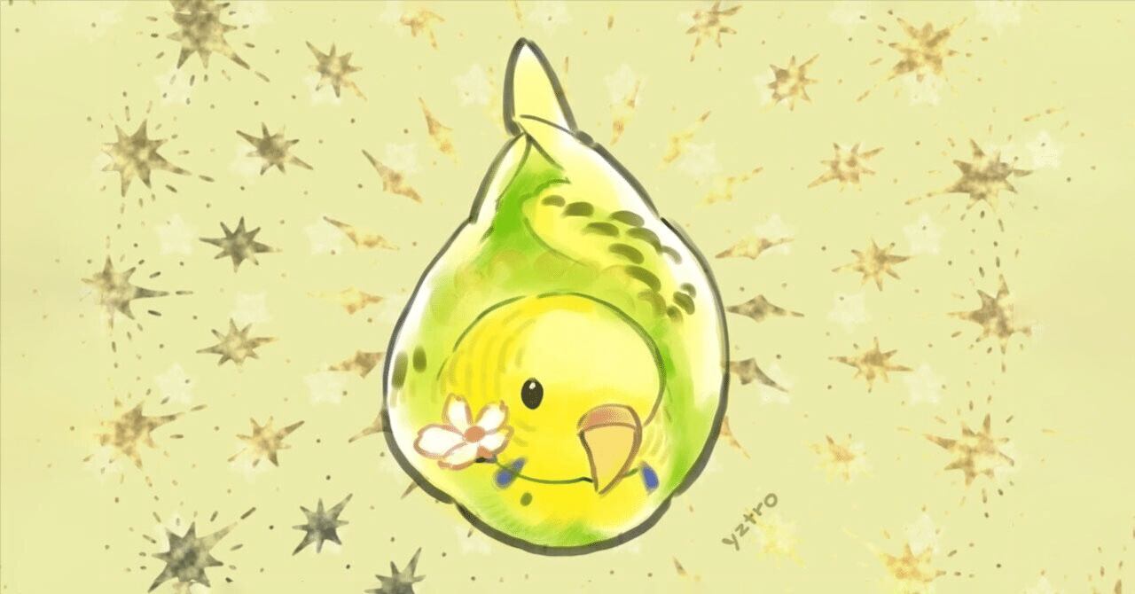 オイルパステルでペットの鳥を描く！！｜あこがれ習作ノート