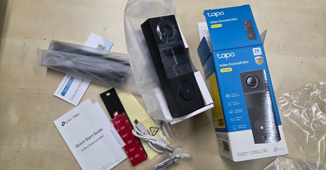 スマートドアホン ドアベル TP-Link Tapo D205 ｜有)越谷電器