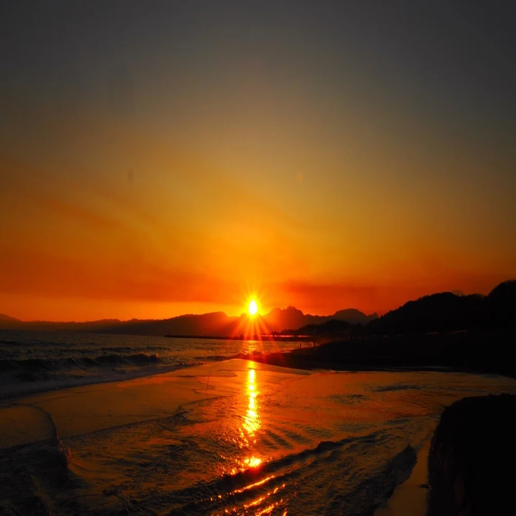 平塚26｜平塚海岸からの夕日｜kose0820
