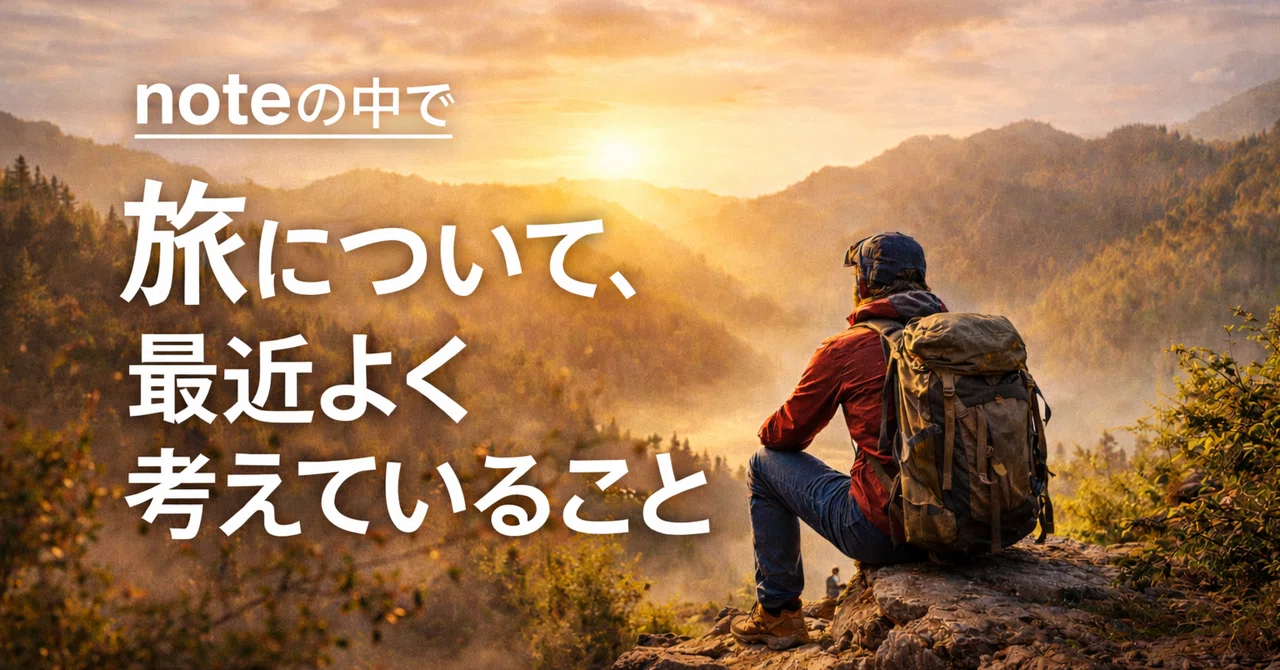 旅の概念について｜しがないサラリーマンの旅日記