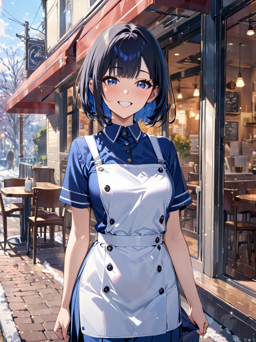 AIイラスト｜X｜朝の挨拶用｜1週間分｜1/26〜2/1｜ゲーム＆喫茶『AXIS