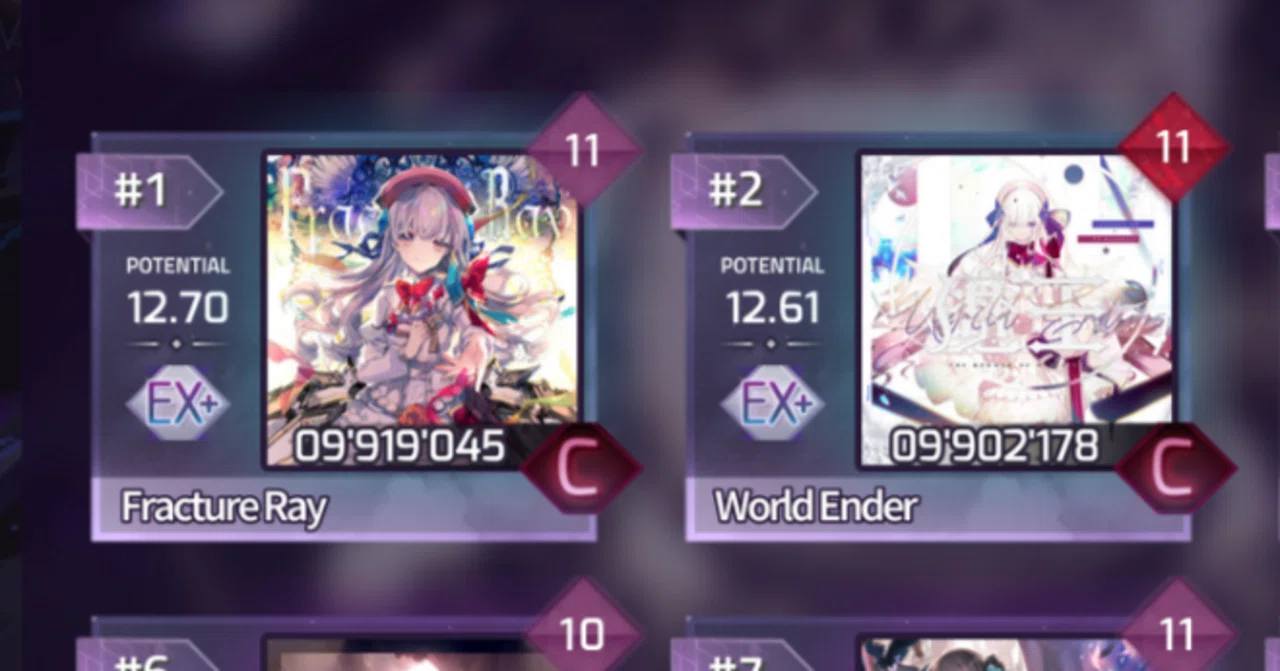 Arcaea】下限11.63の星ポテべ枠を生み出してしまった｜スティックのり