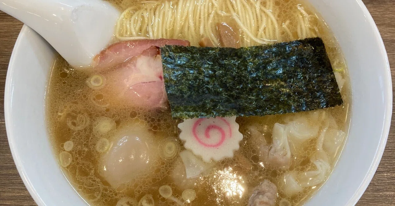 支那ソバ 雲呑 渦＠前橋市（ワンタン麺 味玉） 