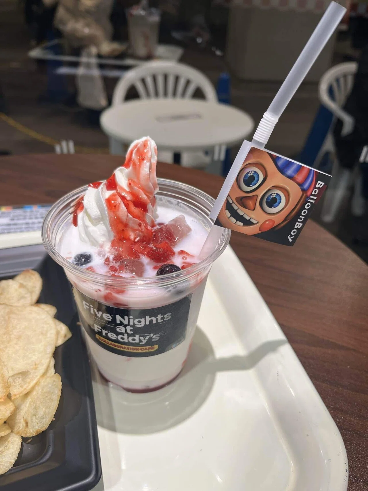 fnaf コラボカフェ行ってきた🍕🍔🧁｜さらさらまくら