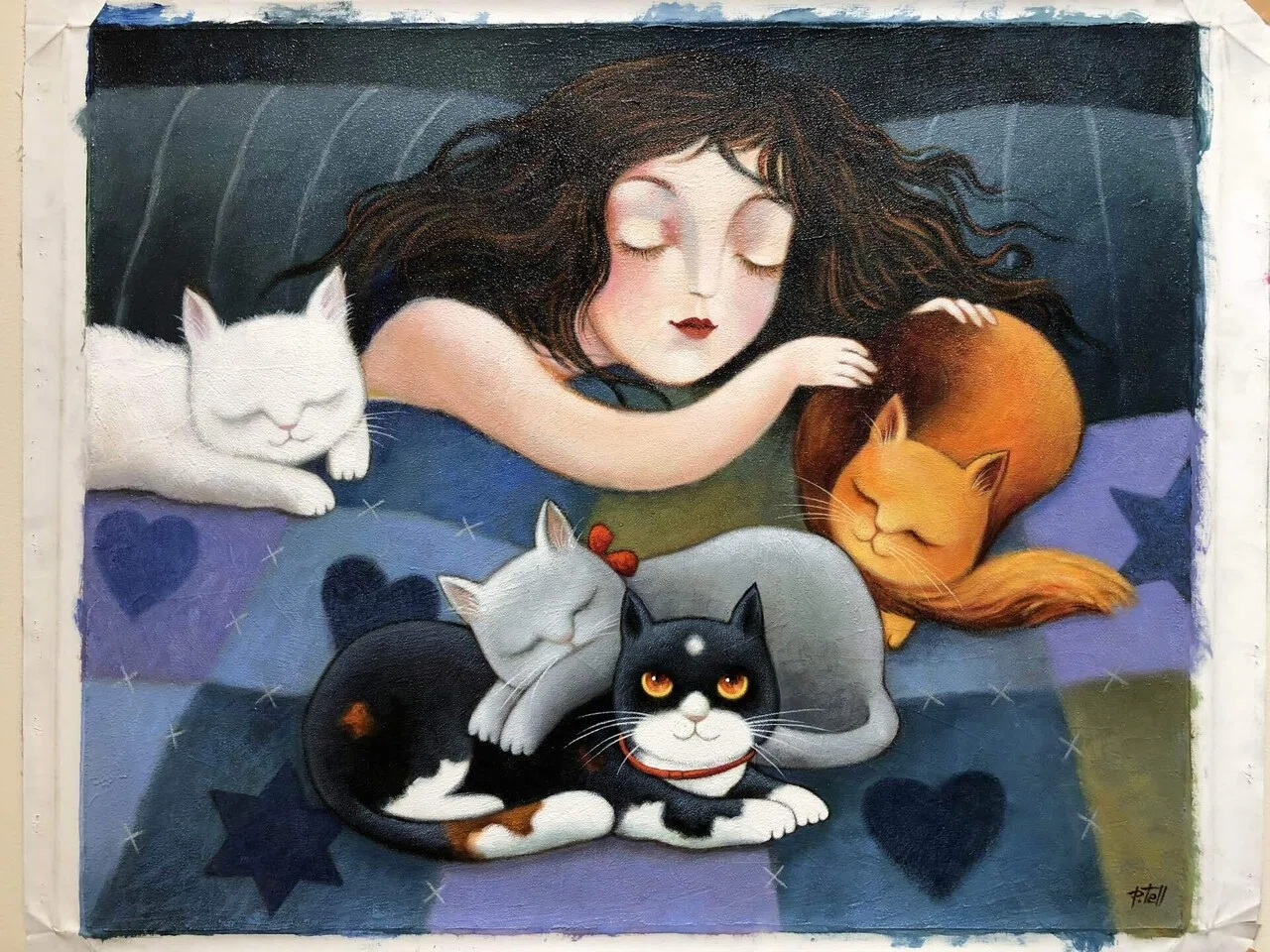 猫たちの温かな眼差しに包まれて：スペインの画家ピラール・テリ｜江夏