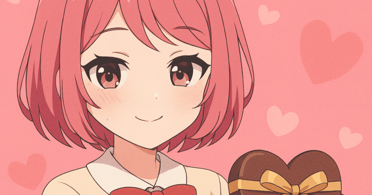 バレンタインAIイラスト！チョコ〜！！｜高崎すずか