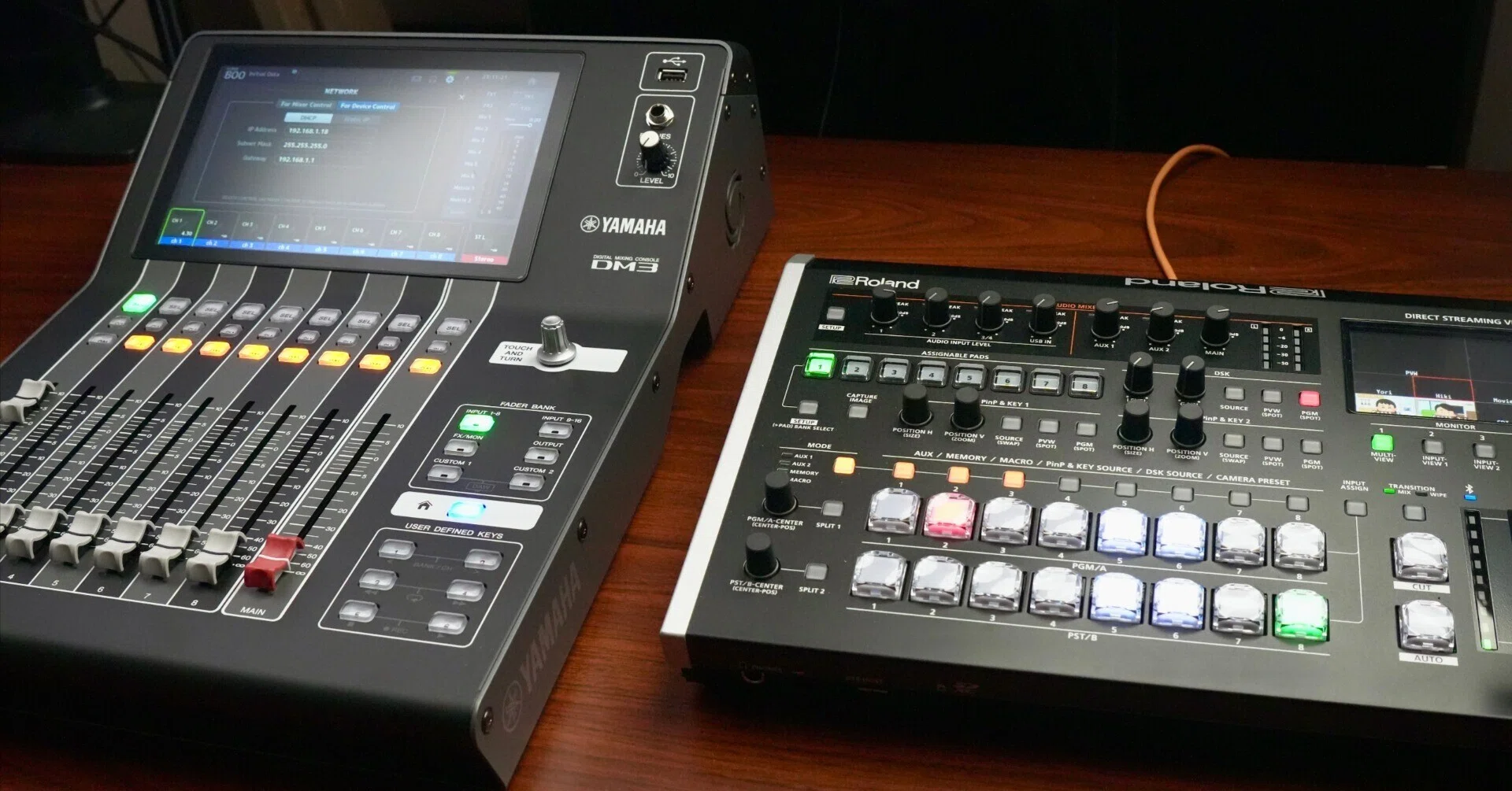 Roland V-80HDとYAMAHA DM3の連携を確認する｜松井 隆幸@ライブ配信が