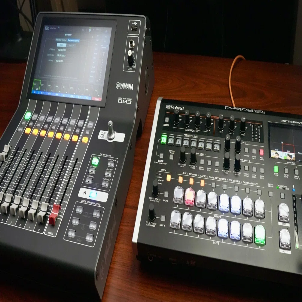 Roland V-80HDとYAMAHA DM3の連携を確認する｜松井 隆幸@ライブ配信が