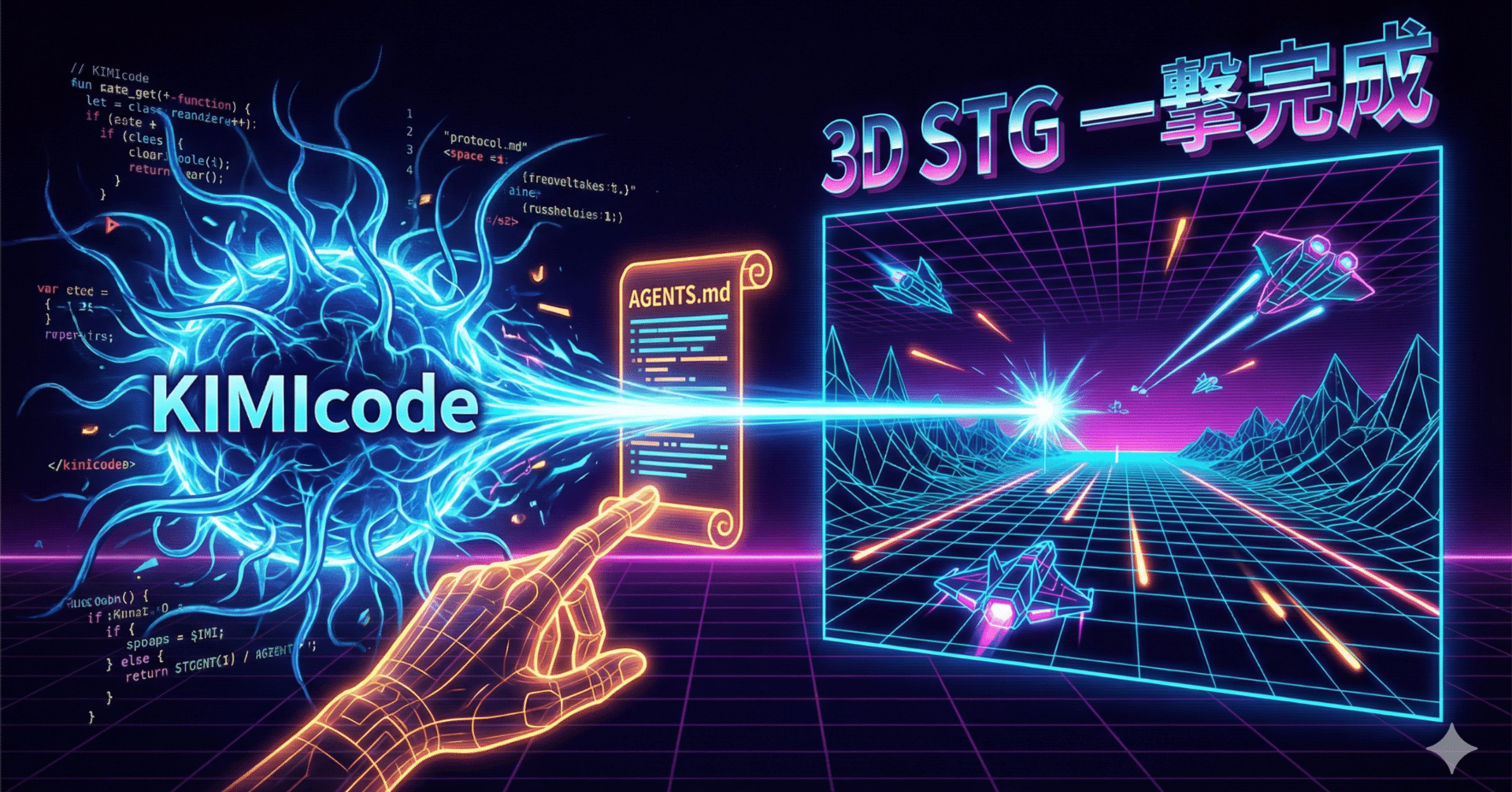 kimi2.5は爆速でクソコードを生成してくれる。｜邪悪