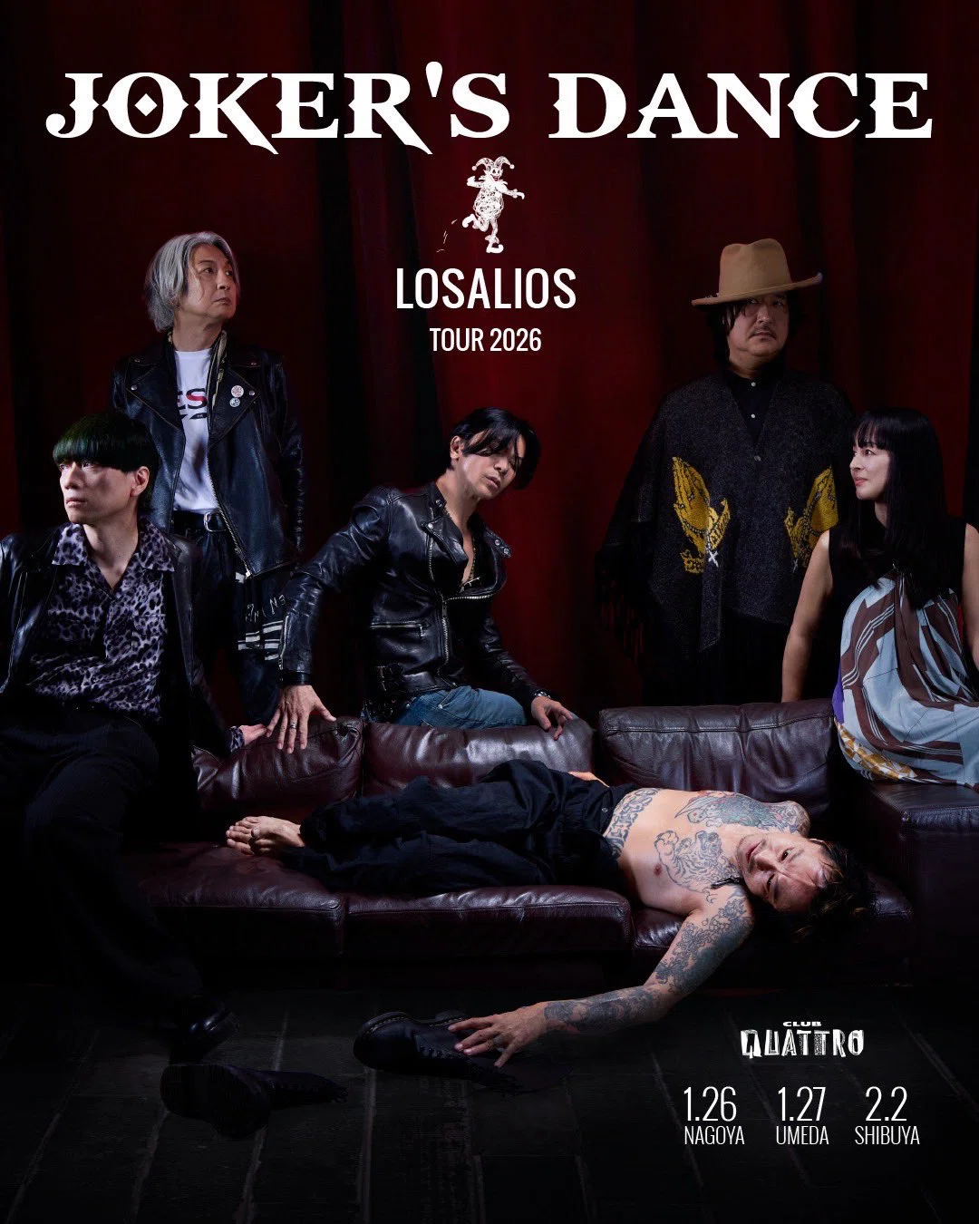 LOSALIOS Tour 2026「JOKER'S DANCE」｜茶々