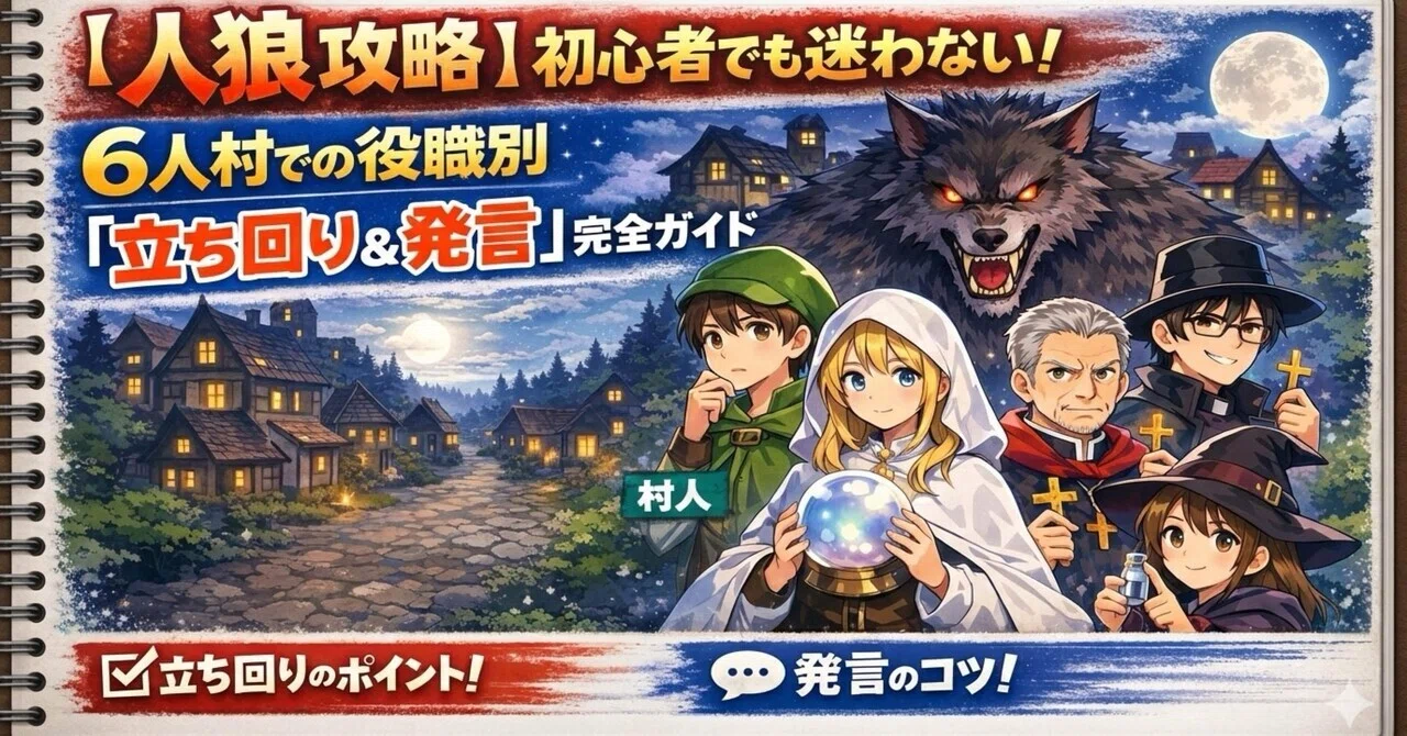 [Werewolf Strategy] Don't Get Lost Even as a Beginner! A Complete Guide ...