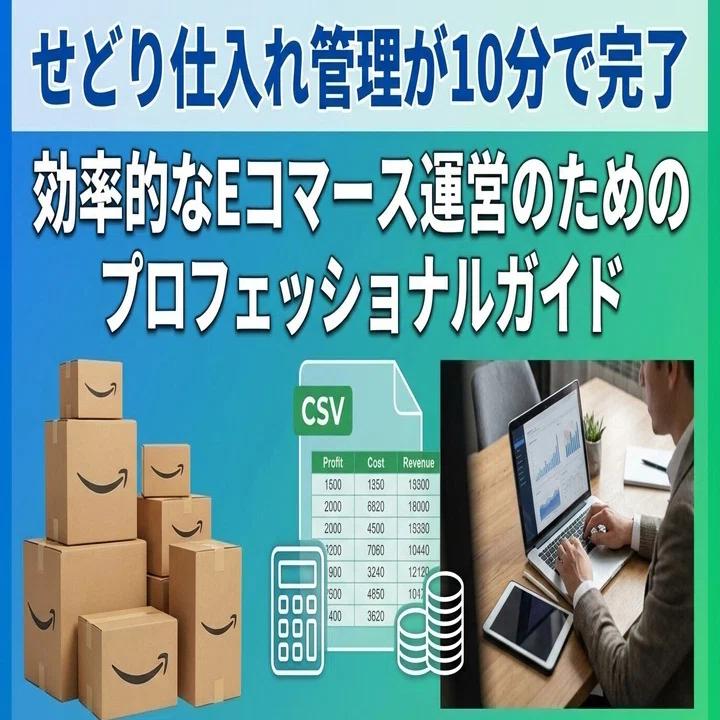 せどり・物販の仕入れ管理が劇的に楽になる！Amazon注文履歴を自動で