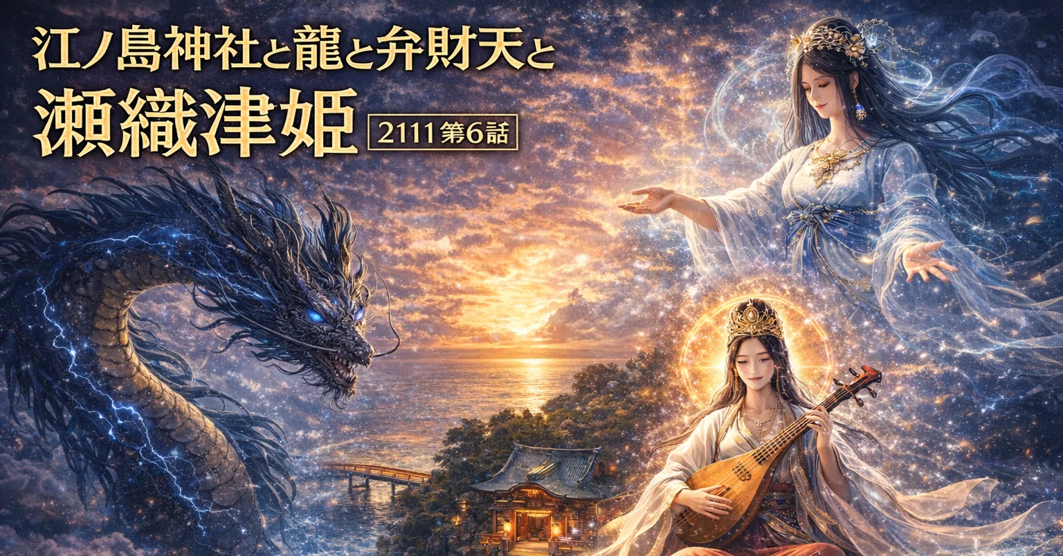 江ノ島神社と龍と弁財天、そして消された女神「瀬織津姫」の影｜2111