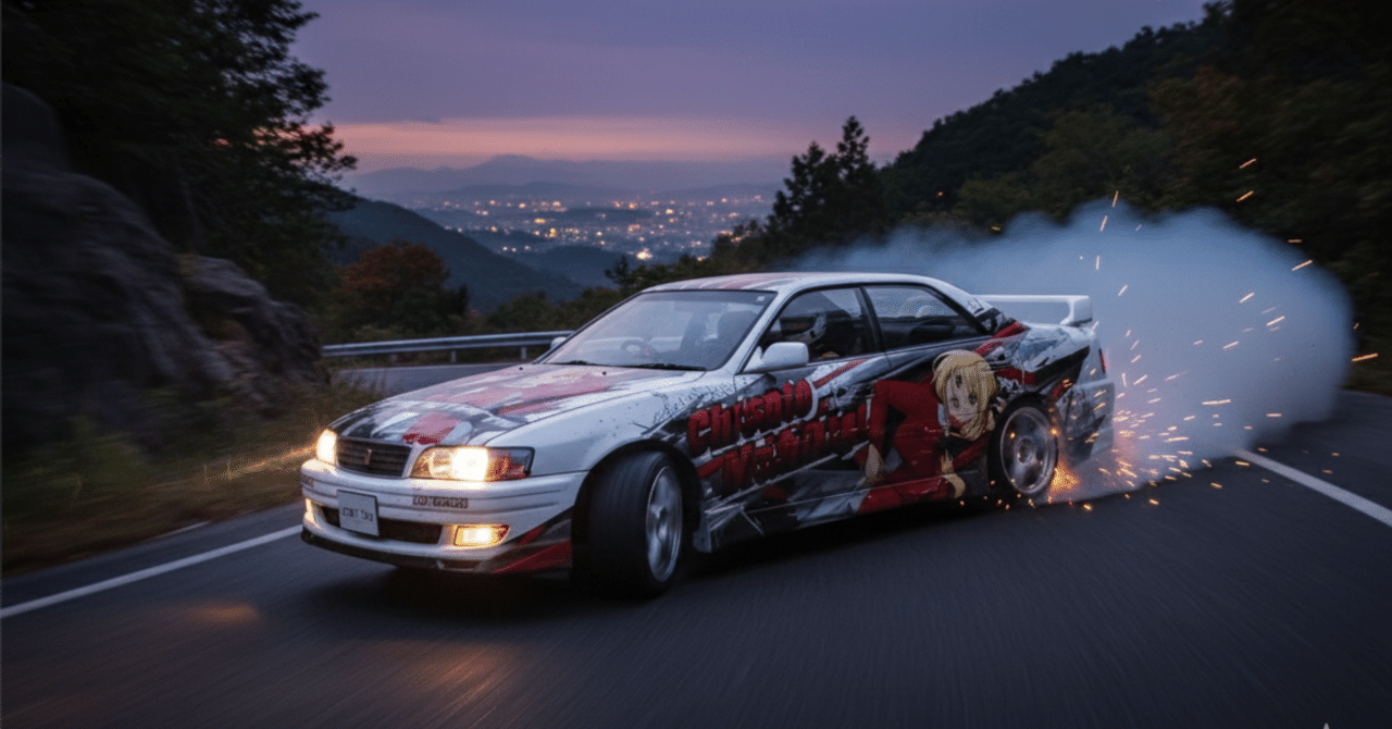 痛車】リコリス・リコイル TRD JZX100 CHASER｜積みプラ大好きオヤジ