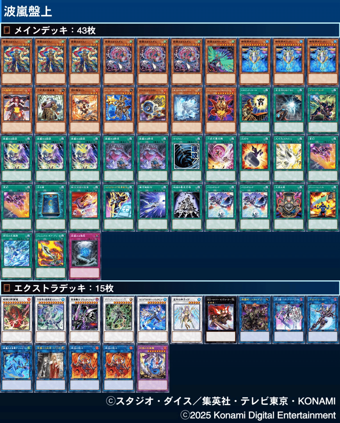 遊戯王まとめ デッキ紹介]天災を乗りこなせ!!「波嵐盤上」[遊戯王OCG]｜yukitani